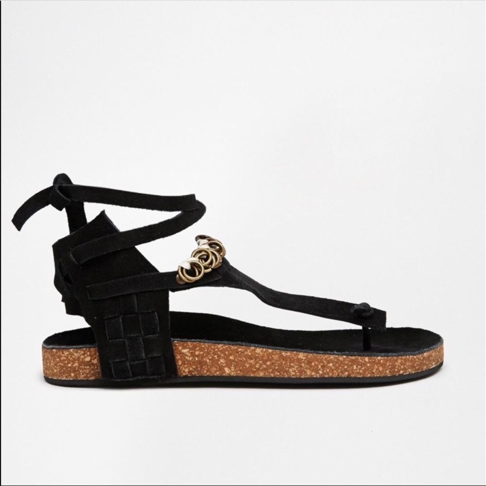 Leather Free People sandals
